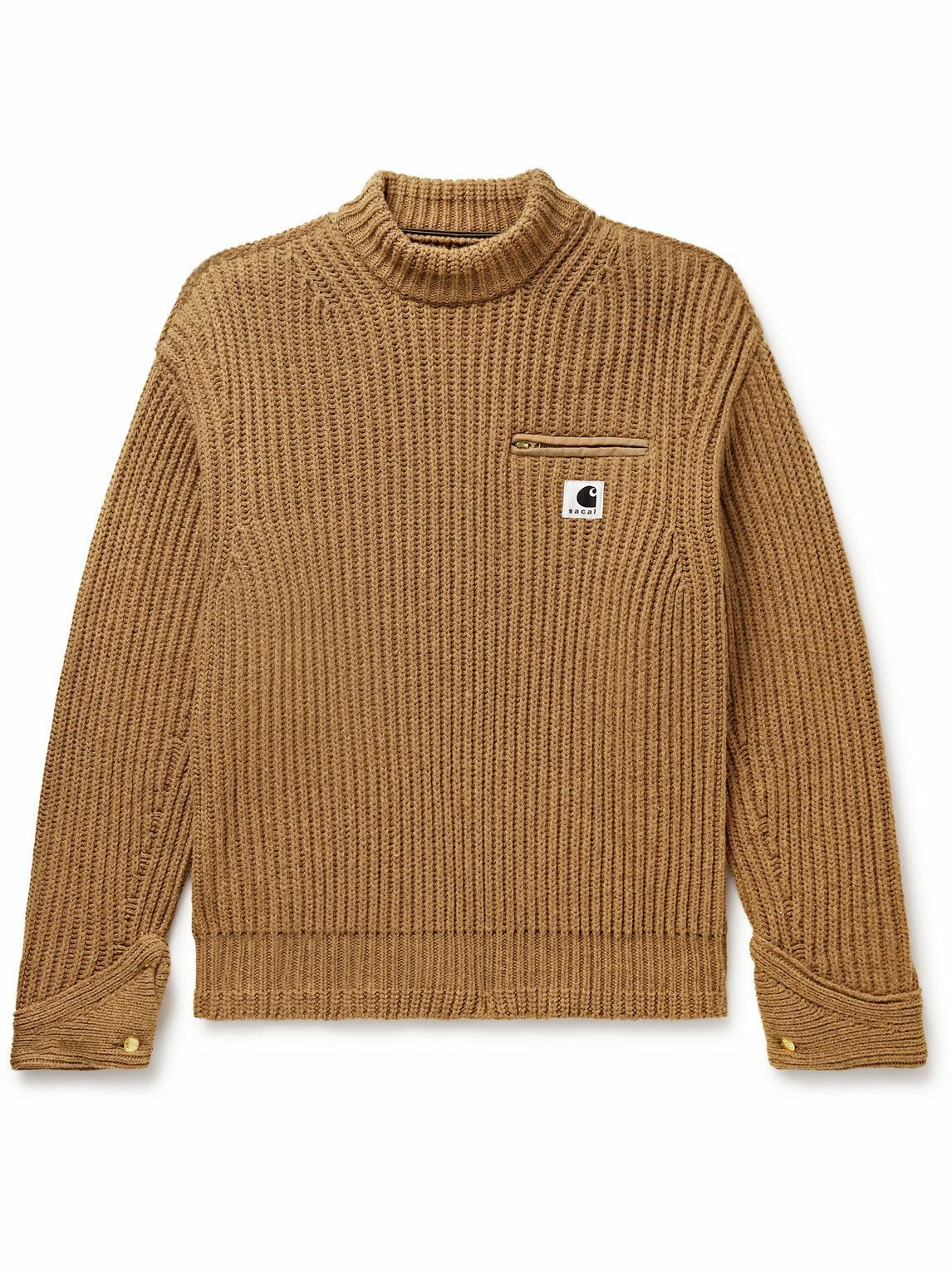 sacai×Carhartt WIP Knit Pullover Detroit Buy Carhartt WIP x Sacai Knit Pullover Detroit 'Black