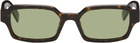 RETROSUPERFUTURE Brown Carino Sunglasses