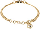 Burberry Gold Monogram Motif Bracelet