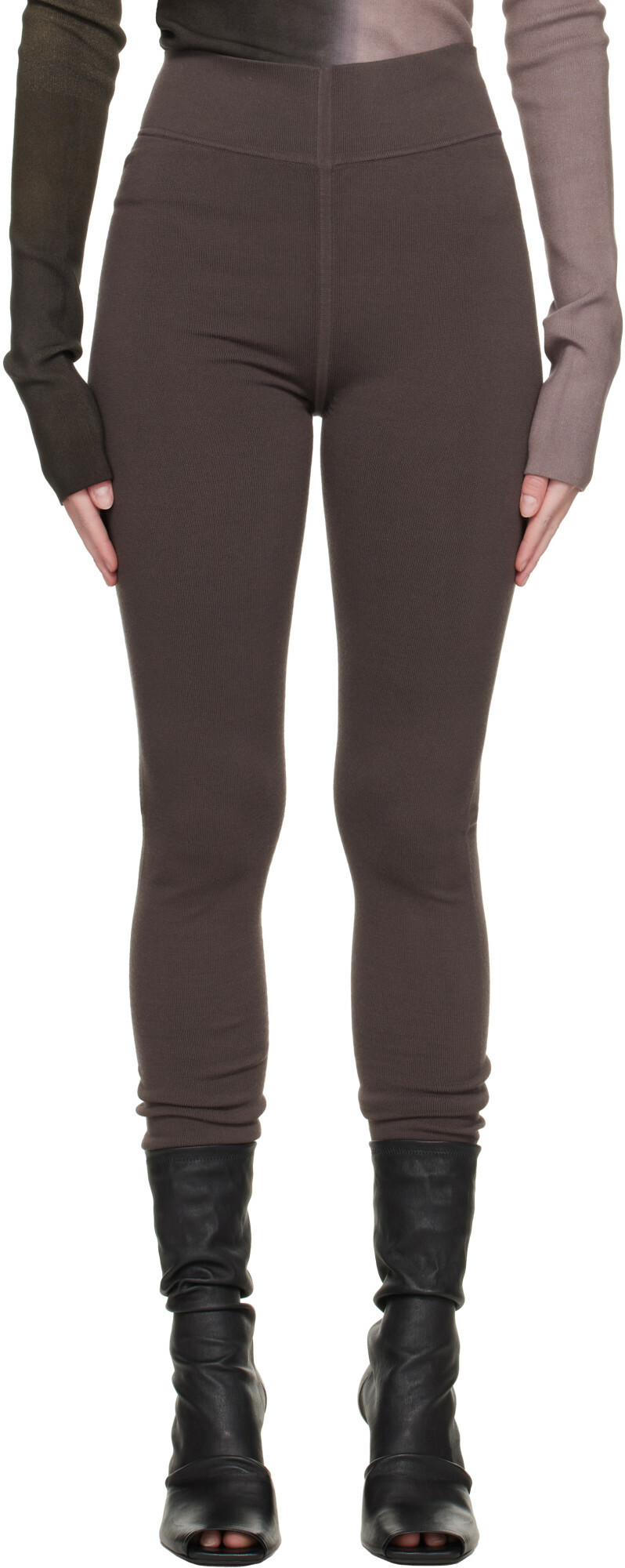 Rick Owens Gray Tower Leggings