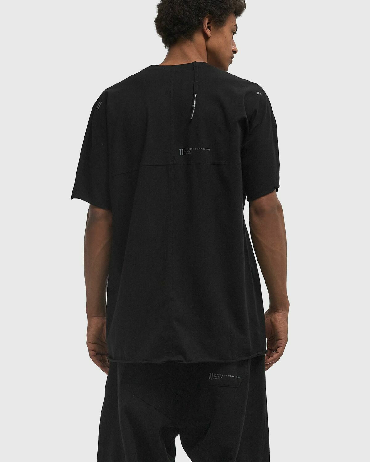 Reebok X 11 by Boris Bidjan Saberi CONSTRUCTED TEE Black Mens Shortsleefe