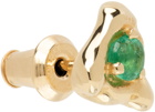 FARIS Gold Emerald Tash Single Earring
