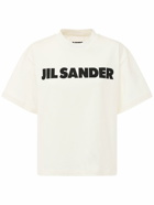 JIL SANDER - Logo Printed Heavy Cotton Jersey T-shirt