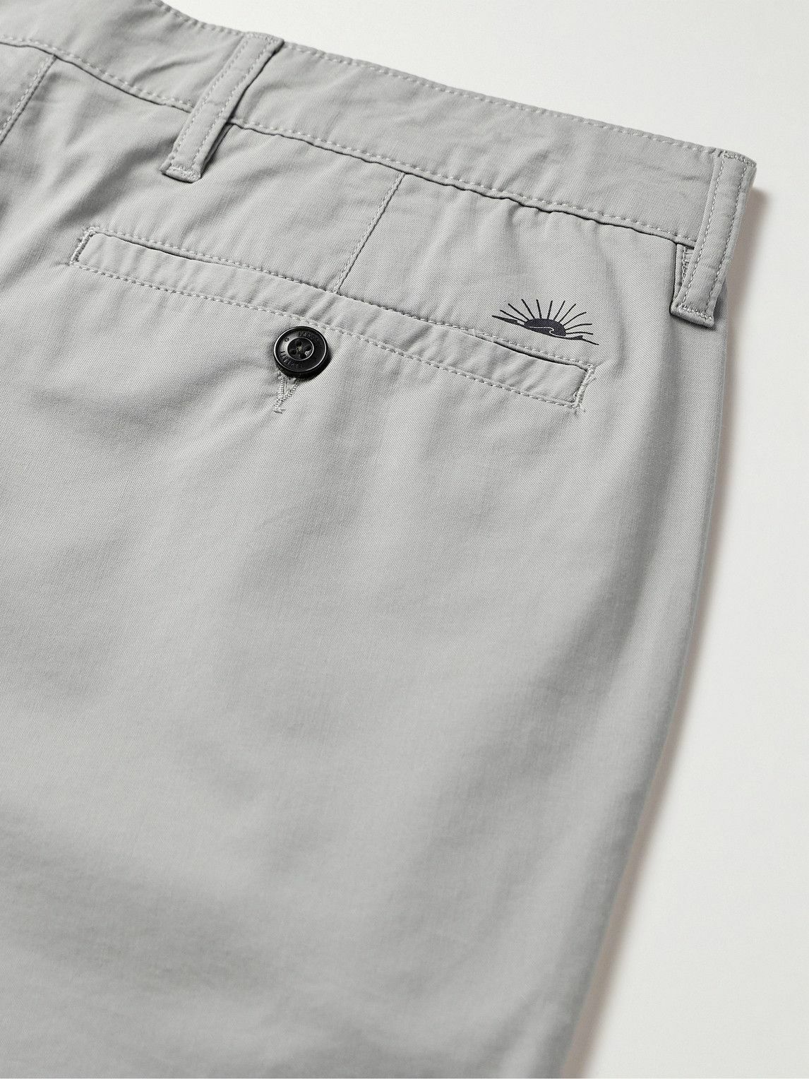 Faherty - Movement™ Straight-Leg Organic Cotton-Blend Shorts - Gray