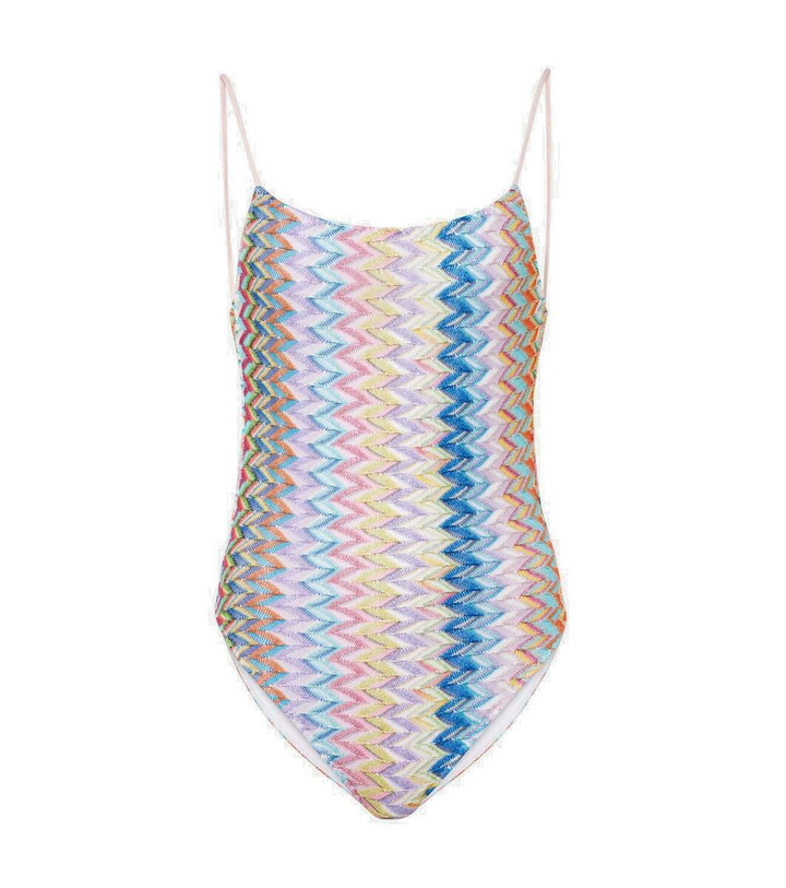 Photo: Missoni Zigzag lamé swimsuit