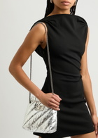 Balenciaga Crush XS Quilted Metallic Leather Tote - Silver - One Size