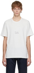 Saint Laurent Off-White 'The Sound of Silence' T-Shirt