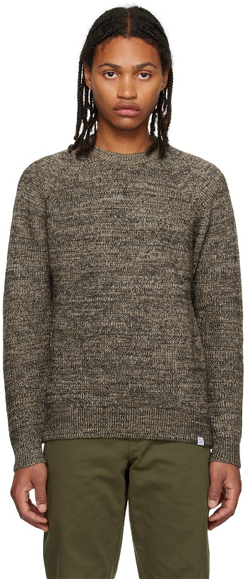 Photo: NORSE PROJECTS Brown Roald Sweater