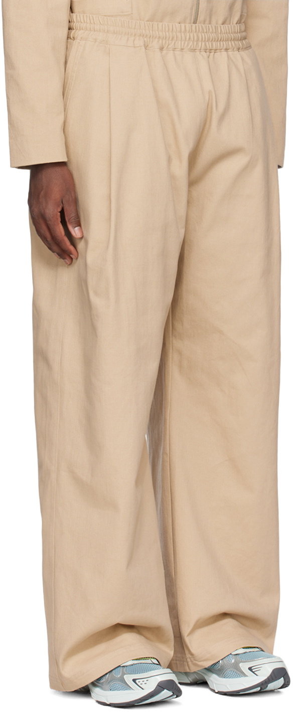 WYNN HAMLYN Tan Boof Trousers