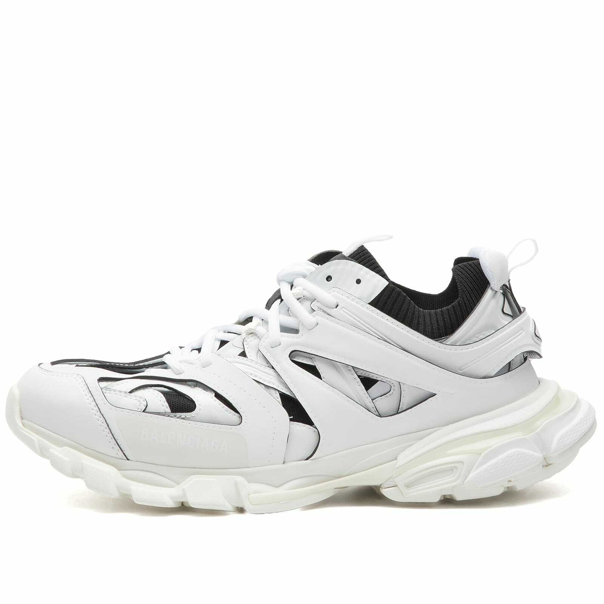 【BALENCIAGA】Track Sock sneakers White/Black Balenciaga Men's Track Sock Sneakers in White/Black Balenciaga