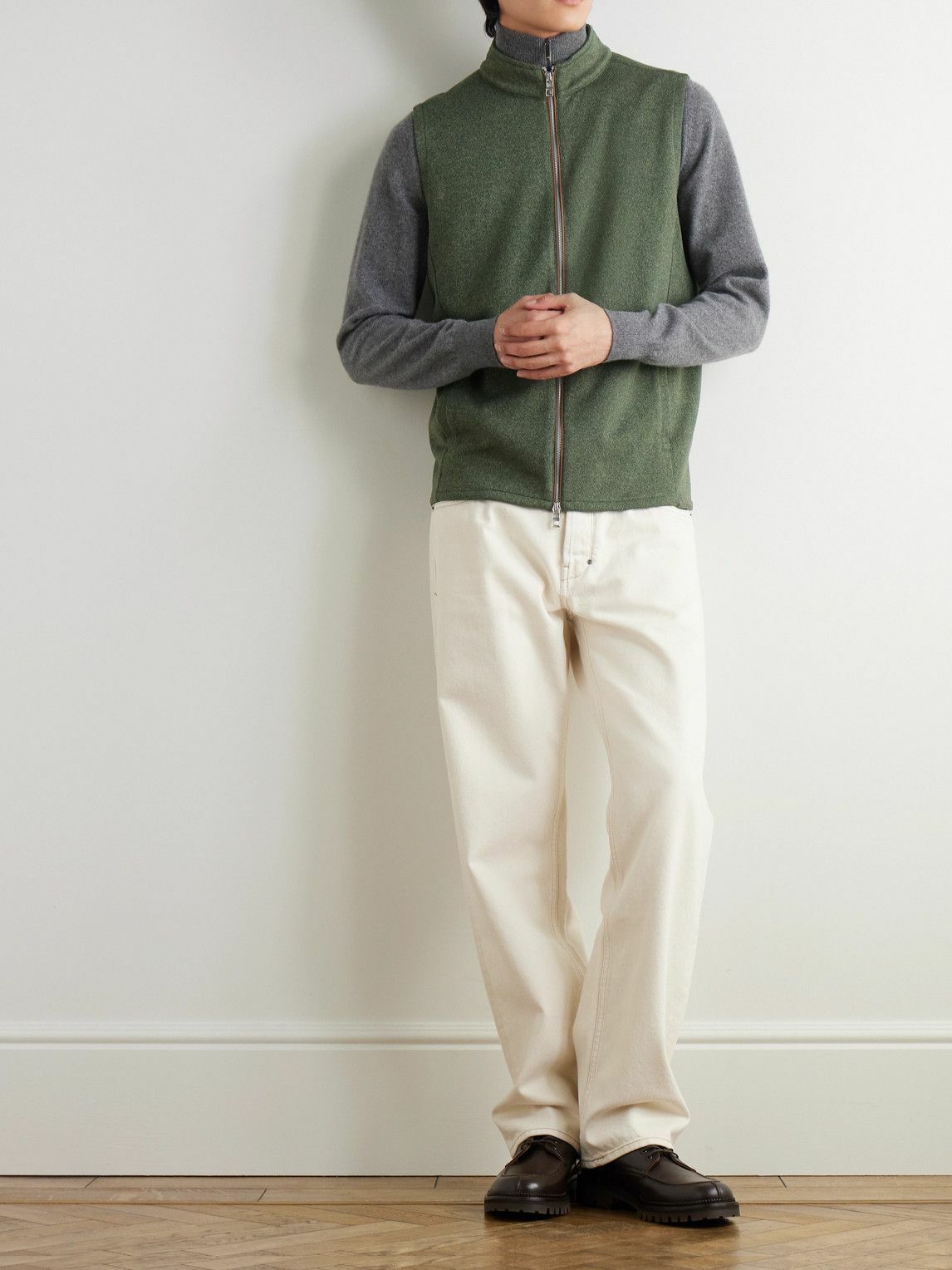Peter Millar - Crown Recycled-Knit Gilet - Green