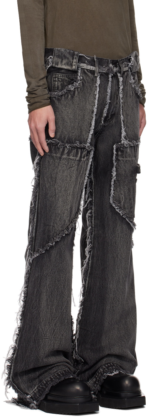 FLARED DENIM 003 STONE WASH GREY – NO/FAITH STUDIOS