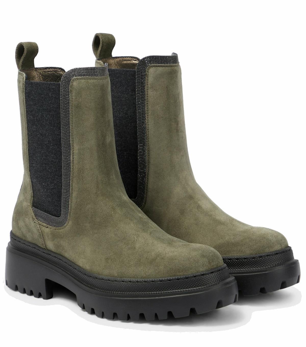 Brunello Cucinelli Suede Boots - Men's 43