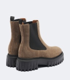Hogan H700 suede ankle boots