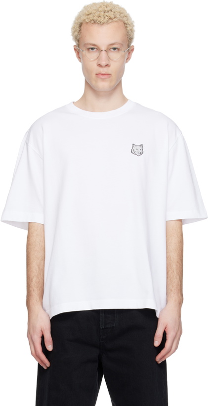 Photo: Maison Kitsuné White Fox Head Oversize T-shirt