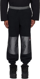 The North Face Black & Gray Retro Denali Sweatpants