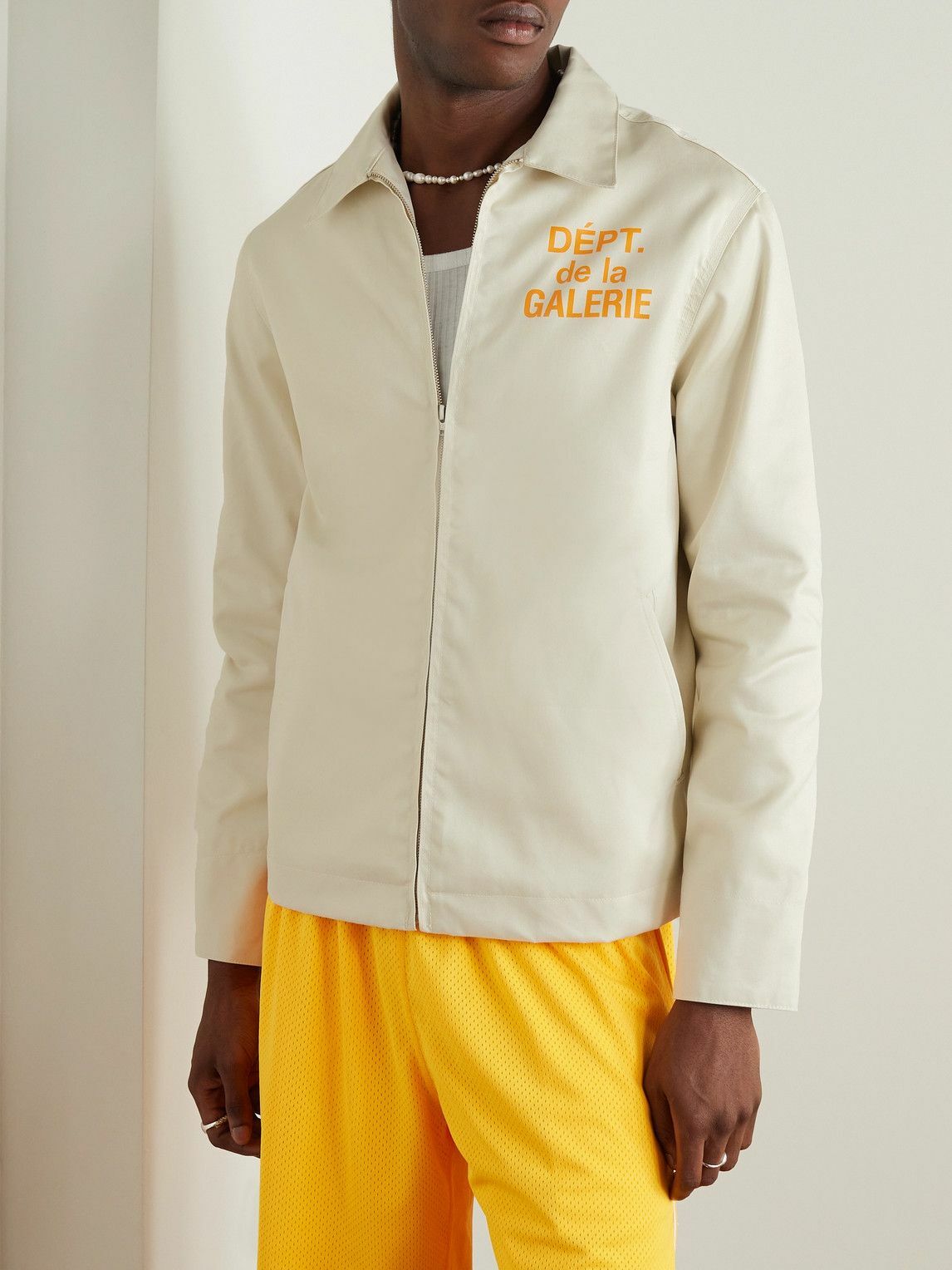 GALLERY DEPT.23AWコットンツイルジャケット ロゴ スイングトップ