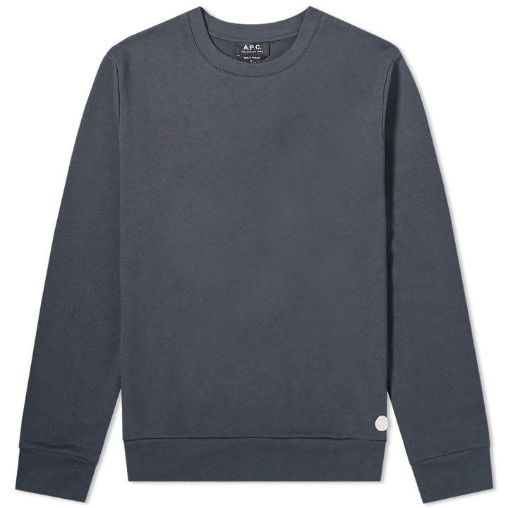 Photo: A.P.C. Rubber Stamp Crew Sweat