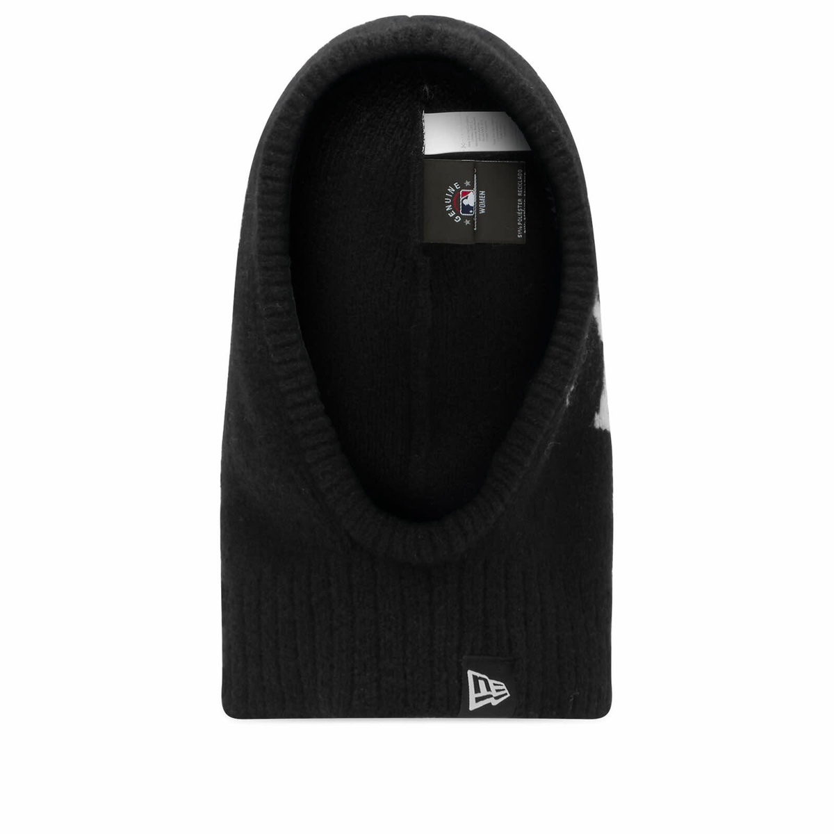 New Era New York Yankees Slouch Balaclava in Black 