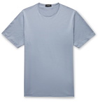 Theory - Cotton-Jersey T-Shirt - Blue