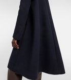 Bottega Veneta Caped wool and cashmere coat