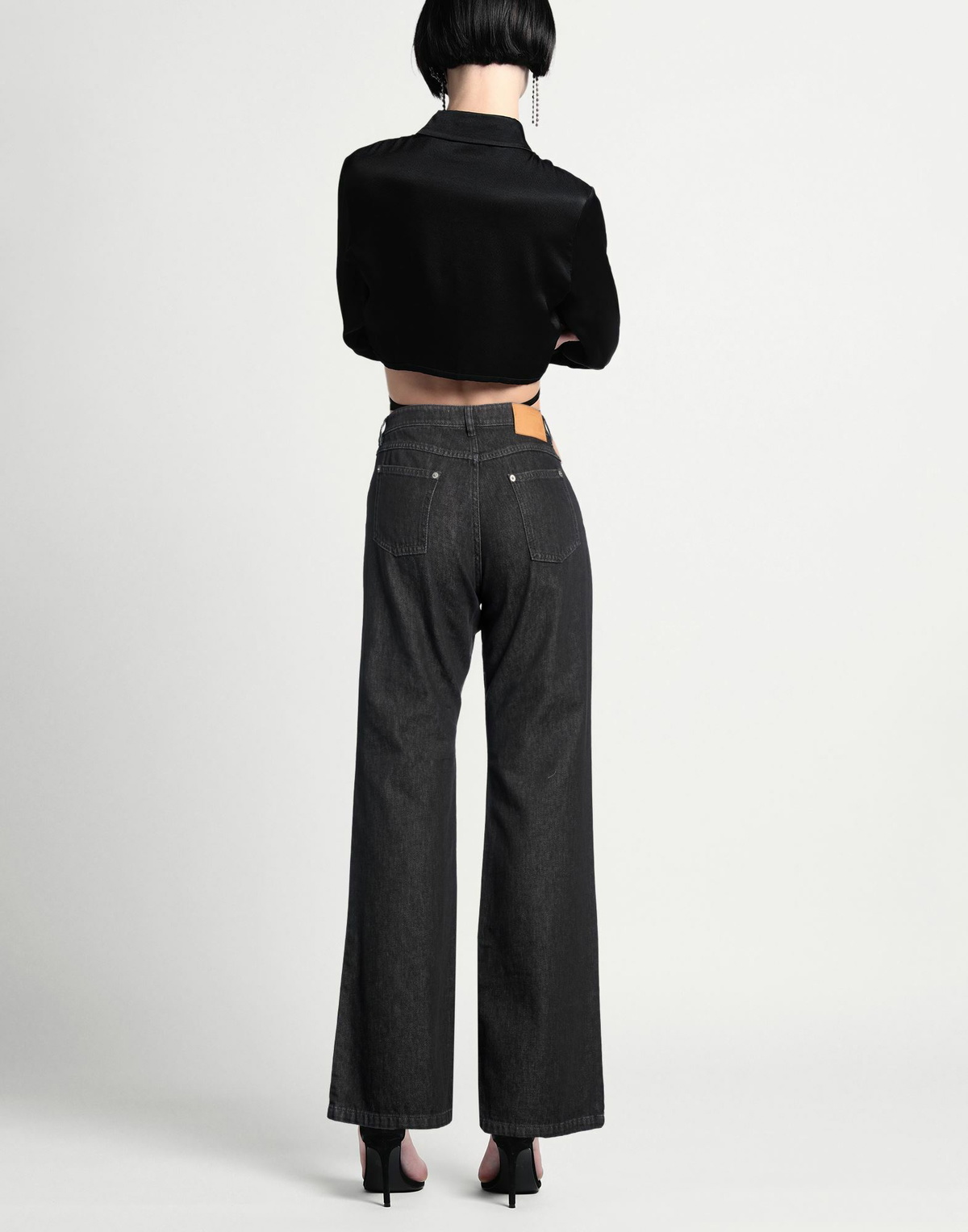 Knwls Womens Jeans in Black