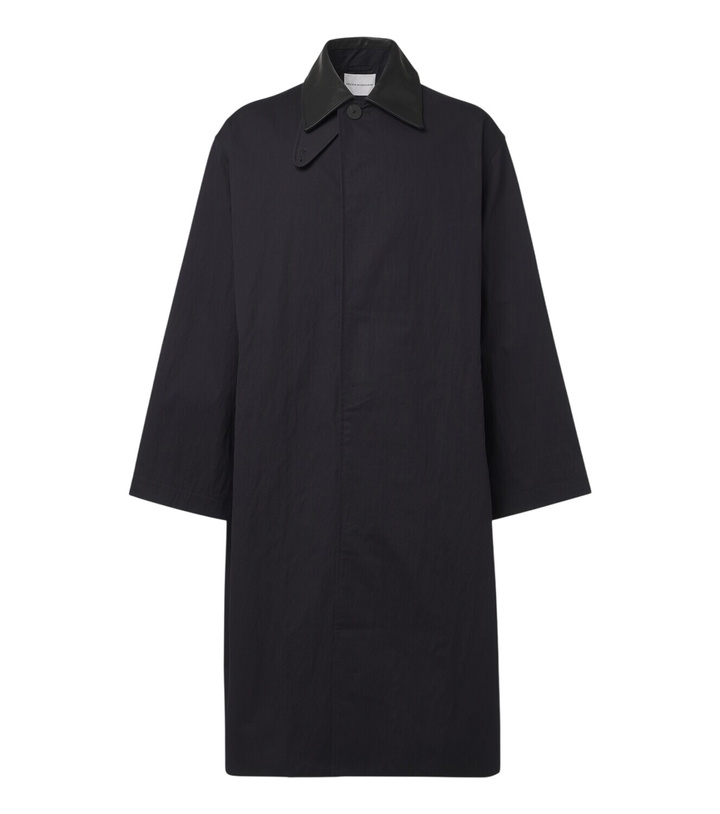 Photo: Studio Nicholson Revere leather-trimmed cotton-blend trench coat