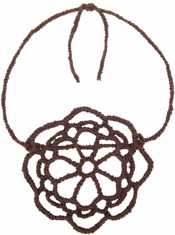 Photo: nastyamasha SSENSE Exclusive Brown Crochet Choker