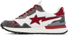 BAPE White & Gray Roadsta Express #2 Sneakers