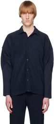 HOMME PLISSÉ ISSEY MIYAKE Navy Basics Cardigan