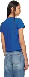 Re/Done Blue Classic 'Snoopy Moon' T-shirt