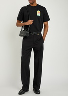 Casablanca L'arche Printed Cotton T-shirt Black