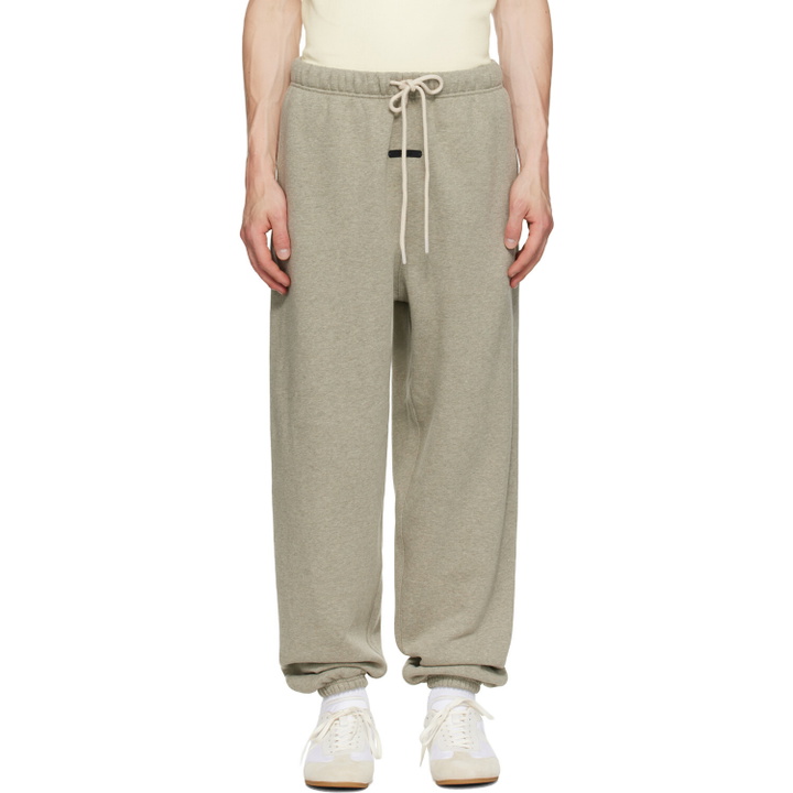 Photo: Fear of God ESSENTIALS Gray Classic Fleece Sweatpants