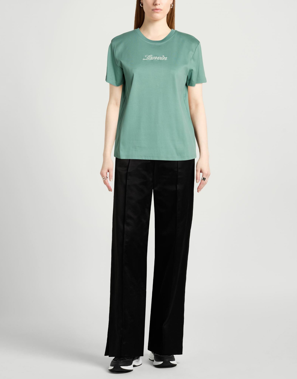 Lanvin Womens T-shirt in Sage green