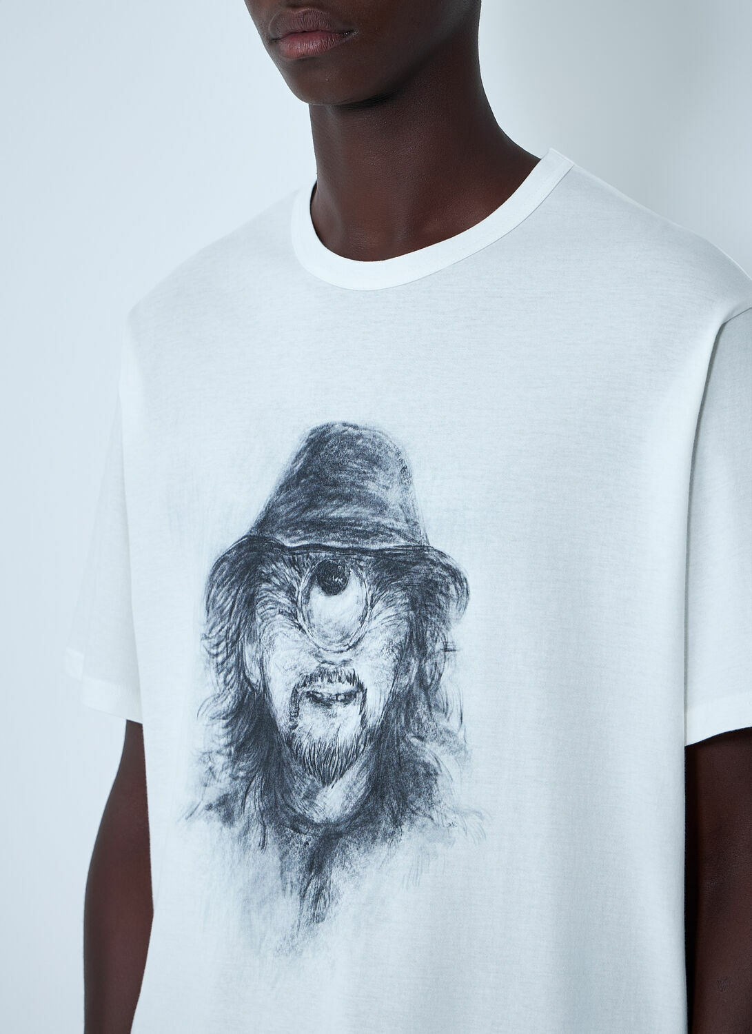 Yohji Yamamoto Logo Motif T-Shirt