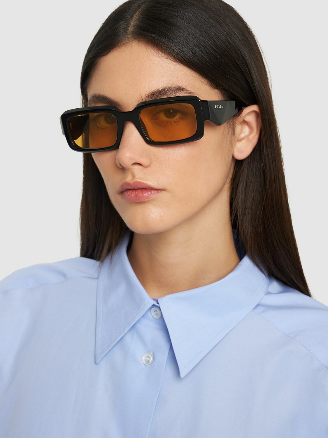 PRADA - Catwalk Squared Acetate Sunglasses Prada