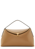 Toteme T-lock Leather top Handle bag - Camel - One Size
