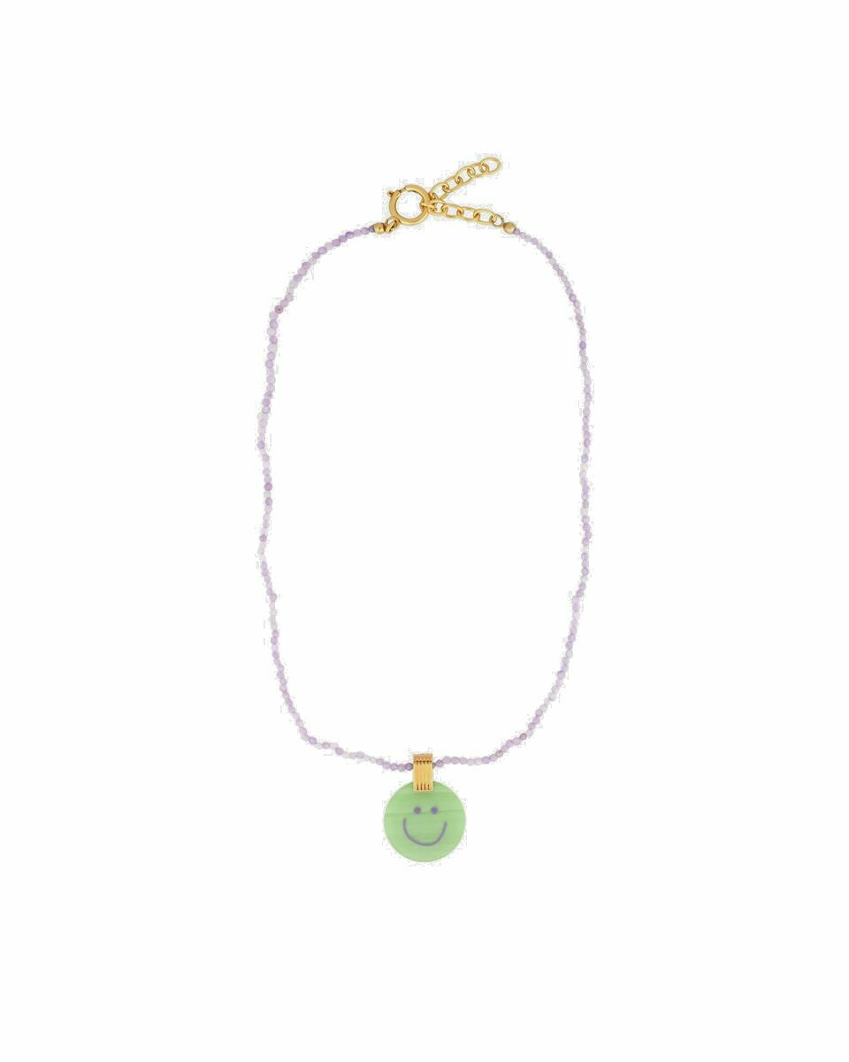 Photo: Wald Berlin Smilie Edition Green Necklace Green - Womens - Cool Stuff