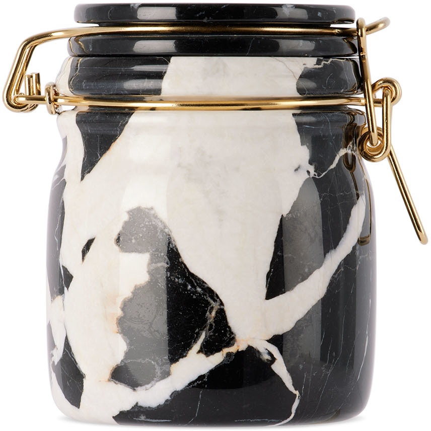 Photo: Editions Milano Black & White Miss Marble Grand Antique Jar
