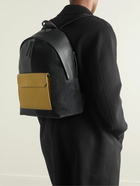 Paul Smith - Two-Tone Leather and Suede Backpack