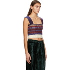 Louise Lyngh Bjerregaard Multicolor Alpaca Corset Tank Top