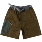 And Wander Men's Breathable Ripstop Short in Khaki