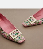 Roger Vivier Belle Vivier beaded satin pumps