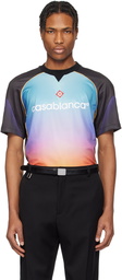 Casablanca Multicolor Gradient Football T-shirt