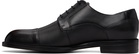 BOSS Black Cap-Toe Leather Derbys