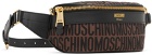 Moschino Brown Jacquard Belt Bag