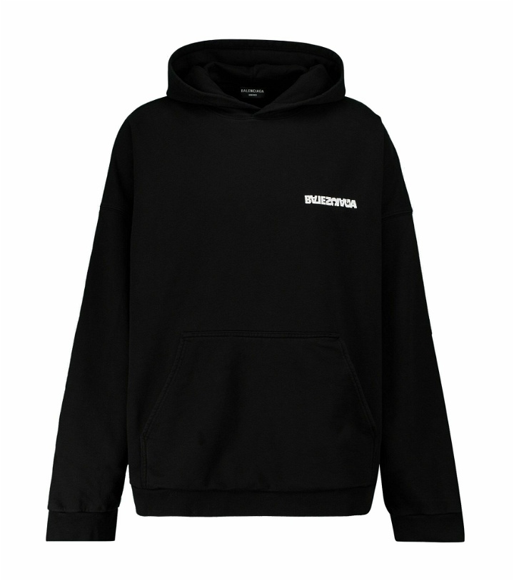 Photo: Balenciaga - Logo hooded sweatshirt