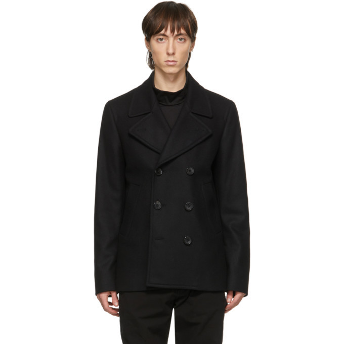 PS by Paul Smith Black Car Peacoat PS by Paul Smith