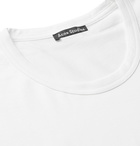 Acne Studios - Nash Logo-Appliquéd Cotton-Jersey T-Shirt - White