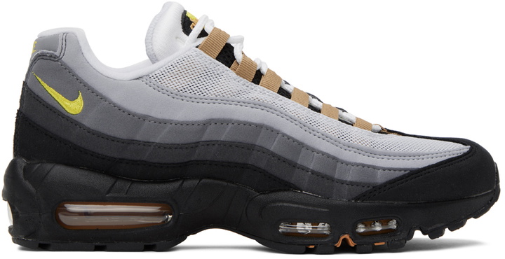 Photo: Nike Gray & Black Air Max 95 Sneakers